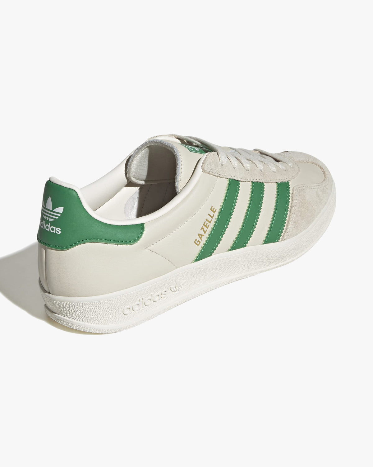 Adidas Gazelle Indoor - Chalk White / Green / Wonder White | Adidas Originals Trainers | JEANSTORE
