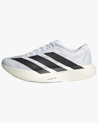 adidas adizero evo sl trainers white with black stripes from side