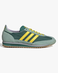 Adidas Womens SL72 OG - Active Green / Yellow / Hazy Green | Adidas Originals Trainers | JEANSTORE