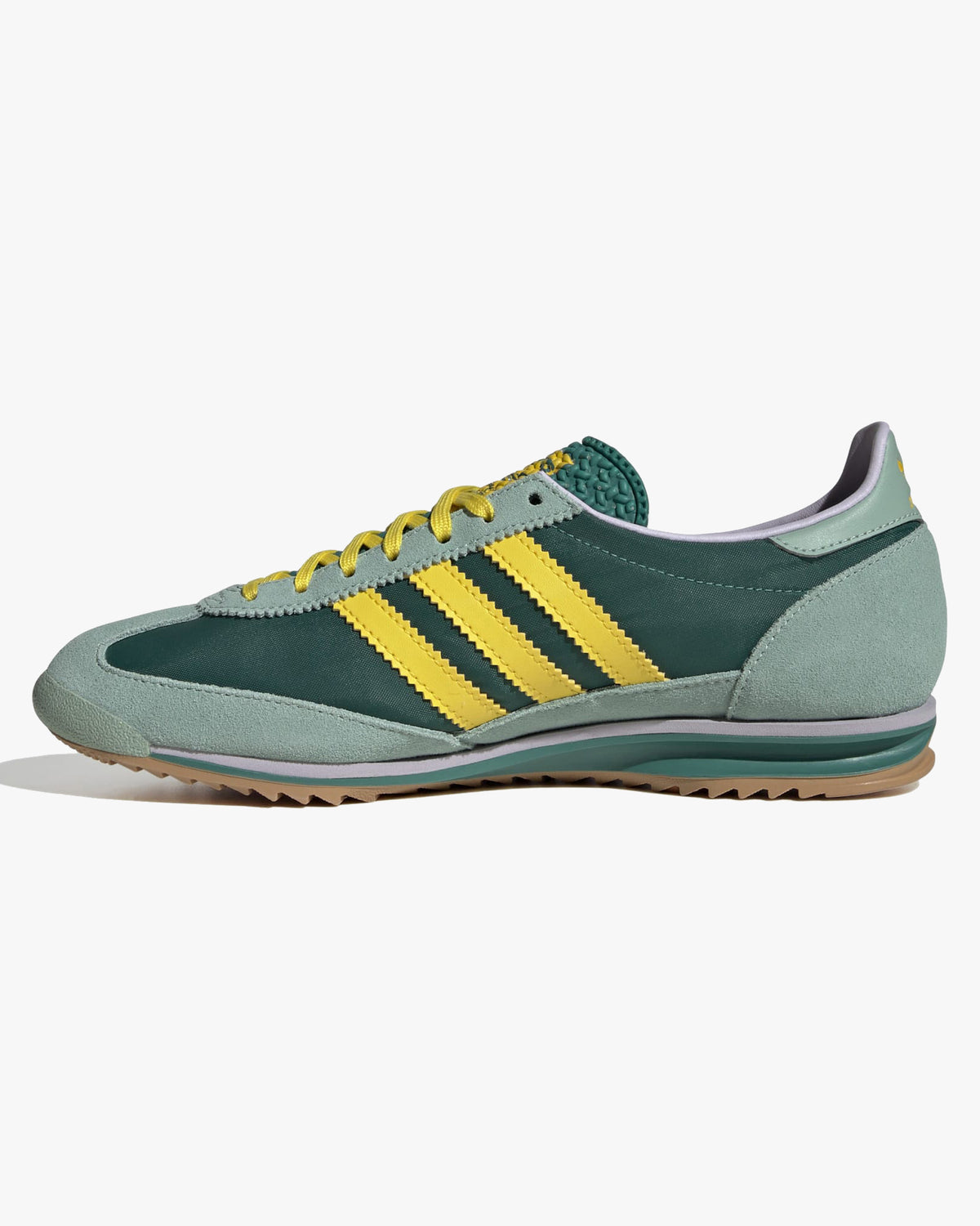 Adidas Womens SL72 OG - Active Green / Yellow / Hazy Green | Adidas Originals Trainers | JEANSTORE