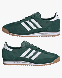 Adidas Womens SL72 OG - Collegiate Green / Cloud White | Adidas Originals Trainers | JEANSTORE