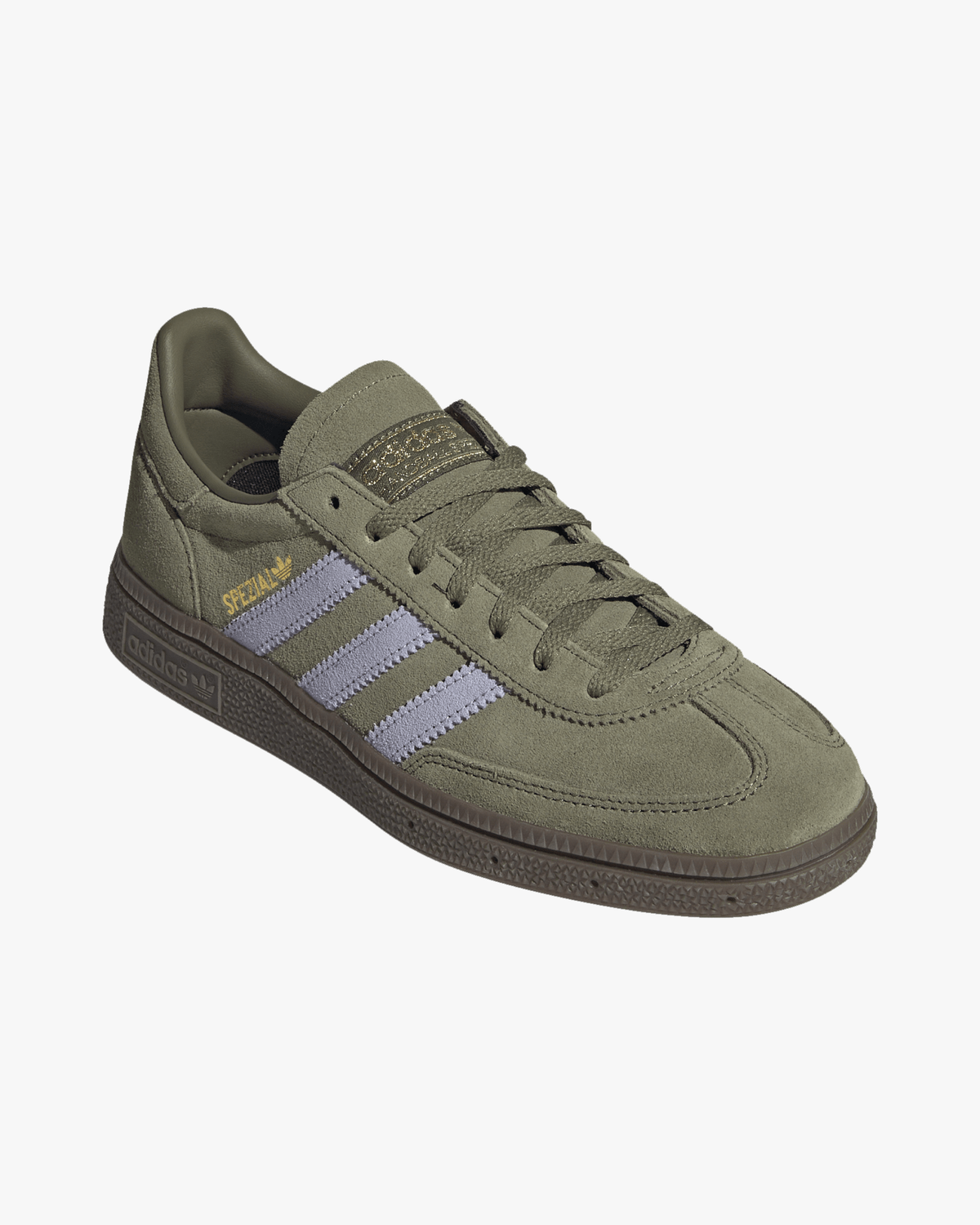 Adidas Womens Handball Spezial - Focus Olive / Violet Tone / Gum 5 | Adidas Originals Trainers | JEANSTORE