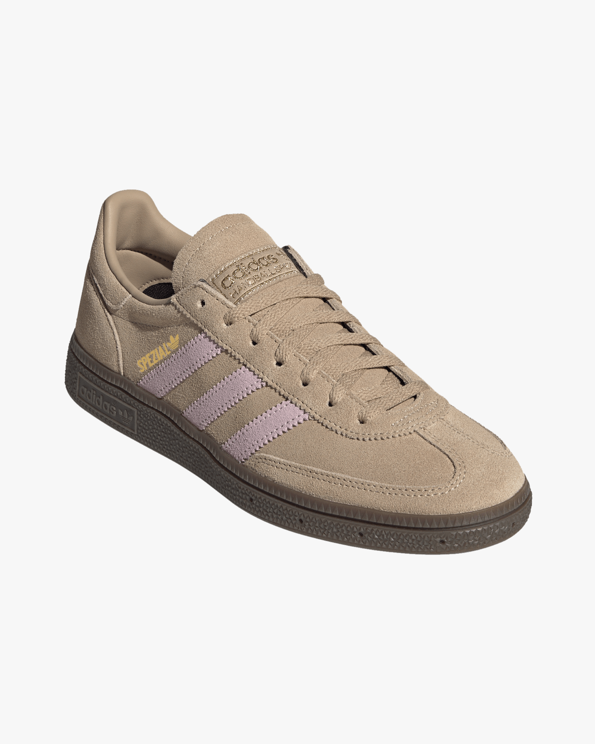Adidas Womens Handball Spezial - Warm Sandstone / Clear Pink / Gum | Adidas Originals Trainers | JEANSTORE