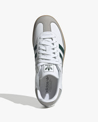 Adidas Womens Samba OG - Cloud White / Collegiate Green / Grey Two | Adidas Originals Trainers | JEANSTORE