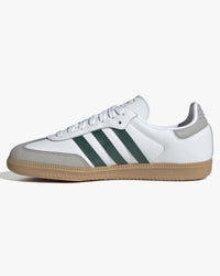 Adidas Womens Samba OG - Cloud White / Collegiate Green / Grey Two | Adidas Originals Trainers | JEANSTORE