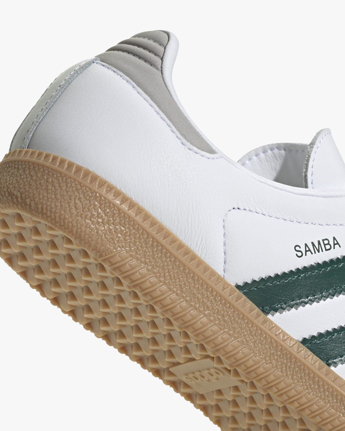 adidas samba og womens trainers gum sole detail from below at an angle