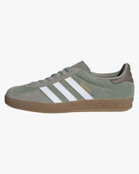 Adidas Gazelle Indoor - Silver Pebble / Silver Green / Cloud White | Adidas Originals Trainers | JEANSTORE