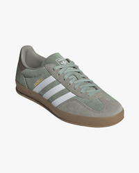 Adidas Gazelle Indoor - Silver Pebble / Silver Green / Cloud White | Adidas Originals Trainers | JEANSTORE