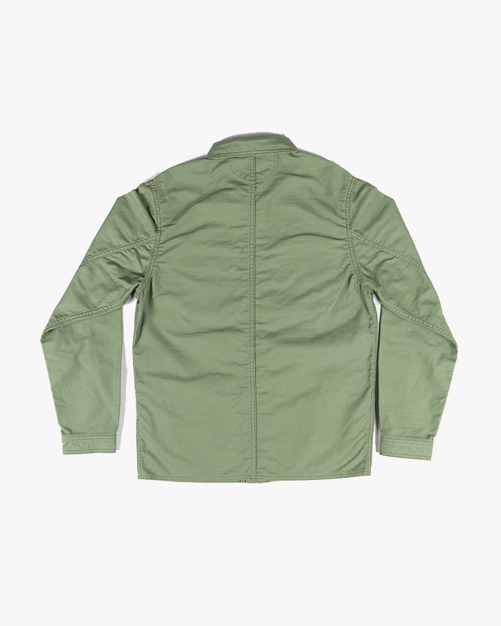 Japan Blue Modern Military Coverall - Olive
