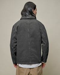 Merz b. Schwanen JKT05 Workers Cotton Twill Jacket - Charcoal