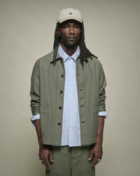 Merz b. Schwanen JKT08SC Cropped Workers Jacket - Army | Merz b. Schwanen Jackets & Coats | Jeanstore