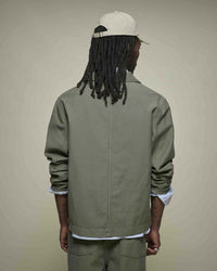 Merz b. Schwanen JKT08SC Cropped Workers Jacket - Army | Merz b. Schwanen Jackets & Coats | Jeanstore