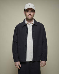 Merz b. Schwanen JKT08SC Cropped Workers Jacket - Storm Black | Merz b. Schwanen Jackets & Coats | Jeanstore