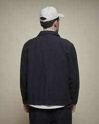 Merz b. Schwanen JKT08SC Cropped Workers Jacket - Storm Black | Merz b. Schwanen Jackets & Coats | Jeanstore