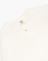 Jackman Henley Neck Tee - White | Jackman T Shirts | JEANSTORE