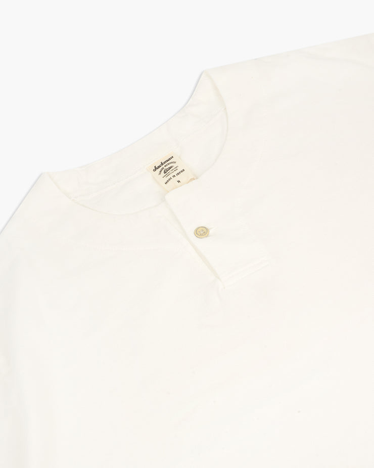 Jackman Henley Neck Tee - White