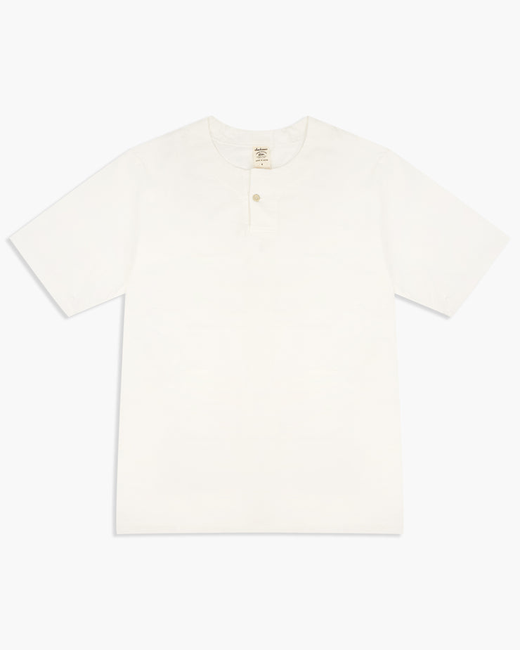 Jackman Henley Neck Tee - White