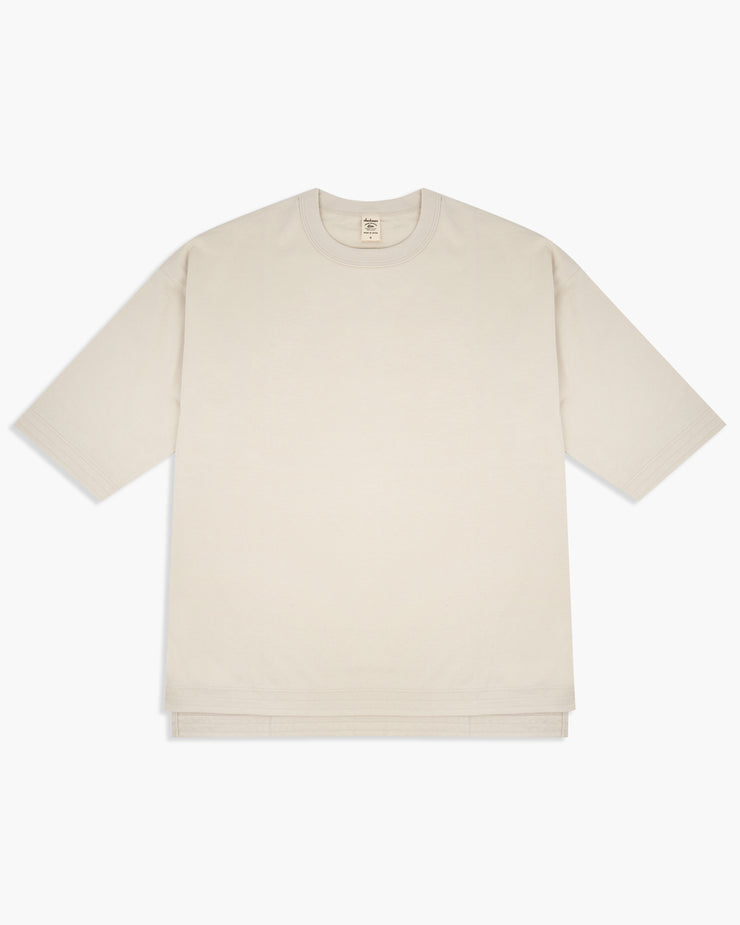 Jackman Grace Half Sleeve Tee - Rosin White