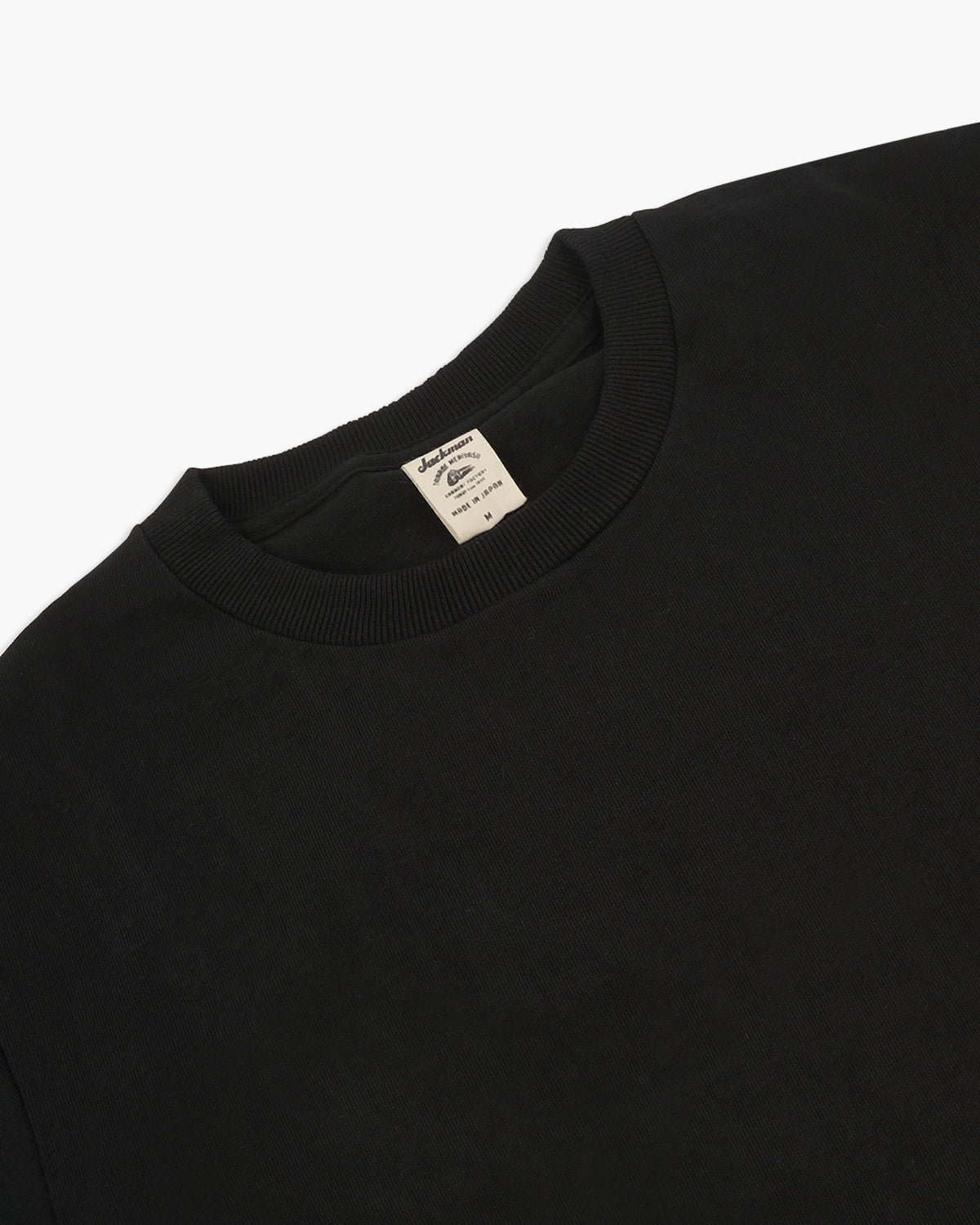 Jackman Dotsume Tee - Black | Jackman T Shirts | JEANSTORE