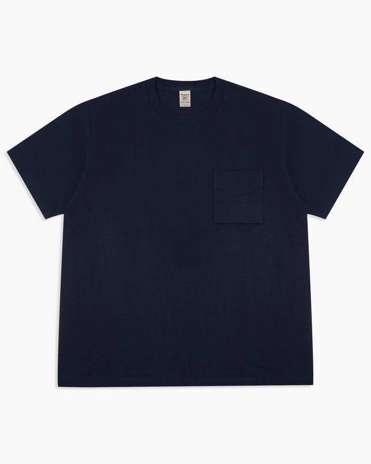 Jackman Dotsume Pocket Tee - Navy | Jackman T Shirts | JEANSTORE