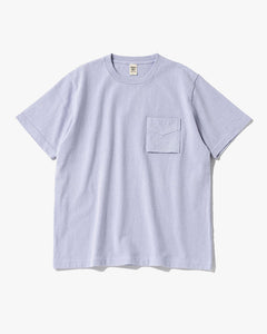 Jackman Dotsume Pocket Tee - Ice Blue