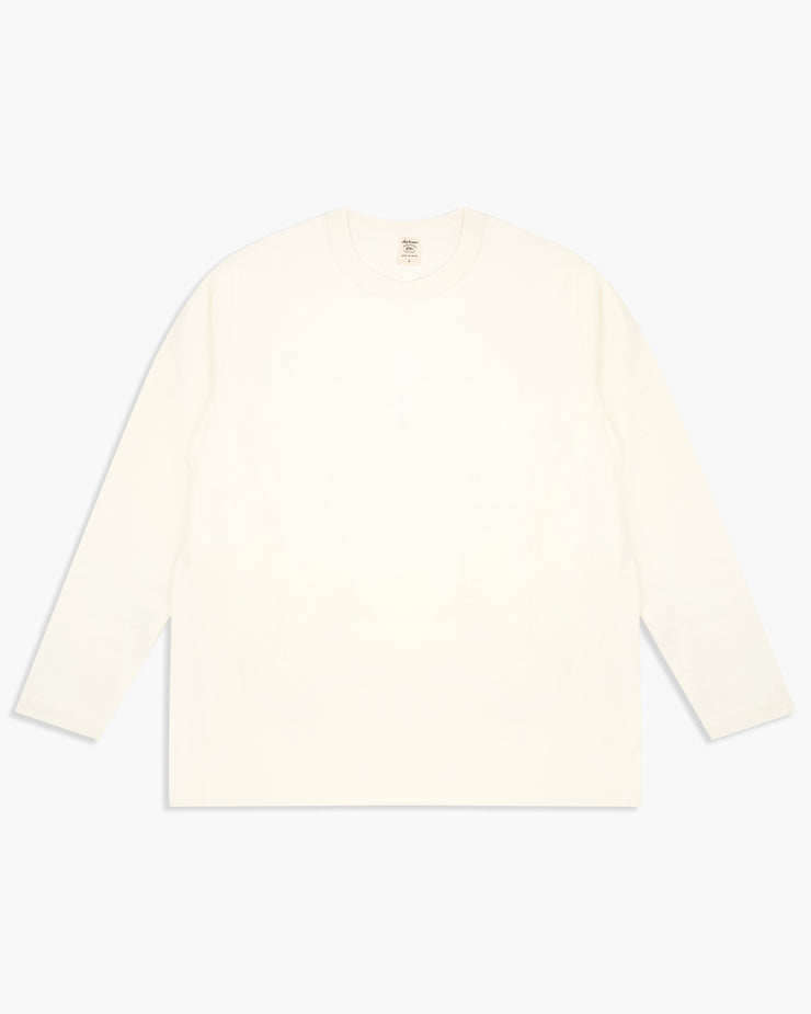 Jackman Dotsume L/S Tee - Off White