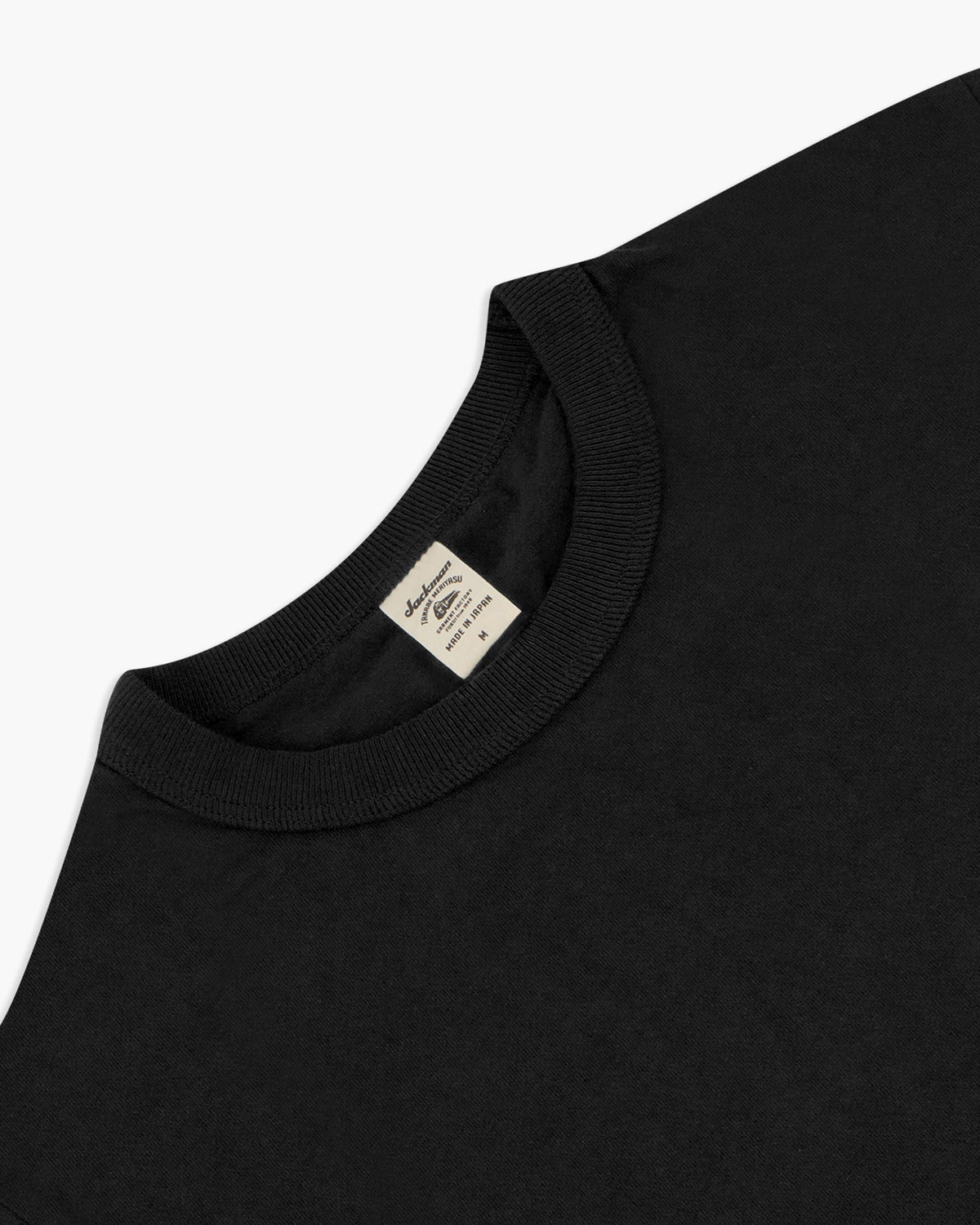 Jackman Lead Off Tee - Black | Jackman T Shirts | JEANSTORE