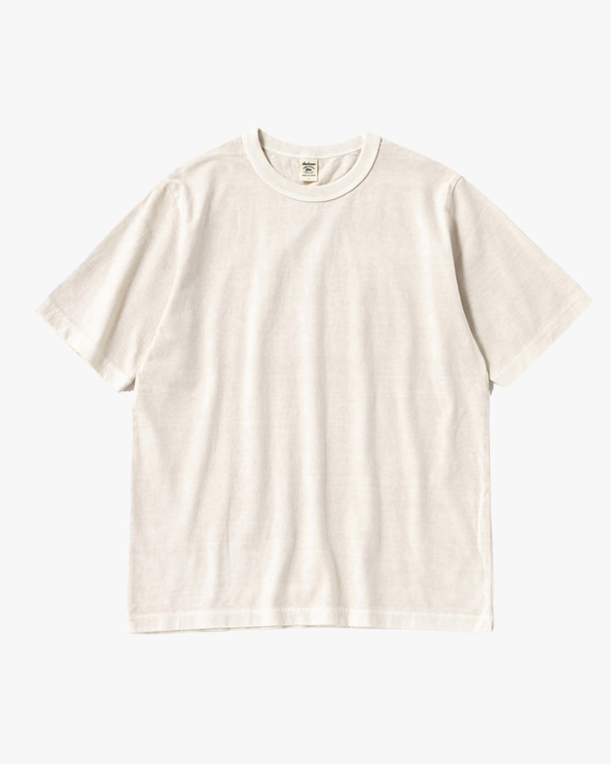 Jackman Pigment Dyed Lead Off Tee - Faded Ivory | Jackman T Shirts | JEANSTORE