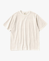 Jackman Pigment Dyed Lead Off Tee - Faded Ivory | Jackman T Shirts | JEANSTORE