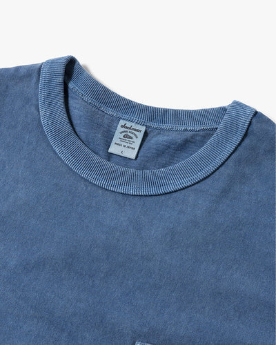 Jackman Pigment Dyed Pocket Tee - Faded Blue