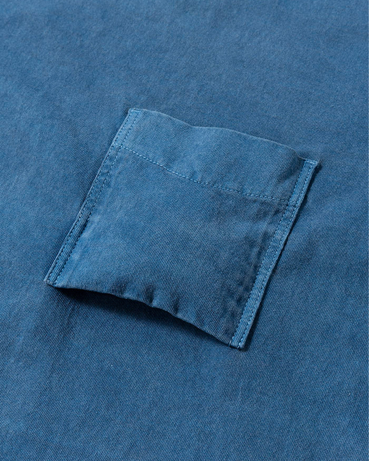 Jackman Pigment Dyed Pocket Tee - Faded Blue