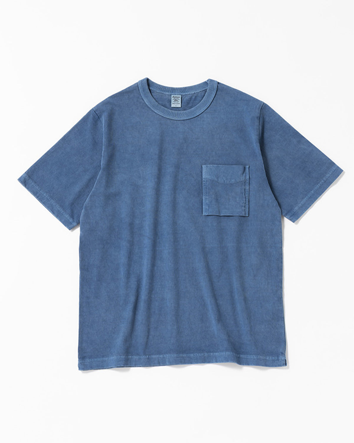 Jackman Pigment Dyed Pocket Tee - Faded Blue