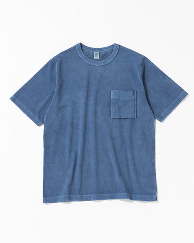 Jackman Pigment Dyed Pocket Tee - Faded Blue