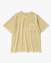 Jackman Pigment Dyed Pocket Tee - Faded Butter
