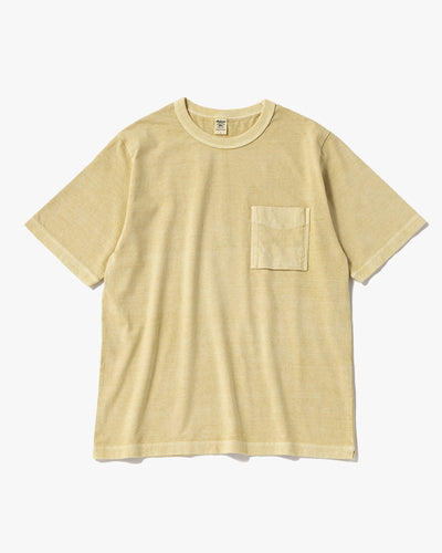 Jackman Pigment Dyed Pocket Tee - Faded Butter