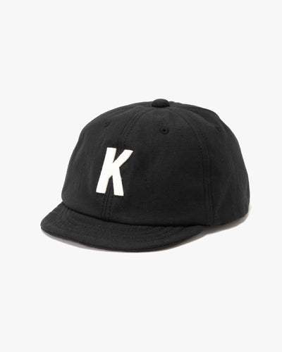Jackman Back Nep Baseball Cap - Black