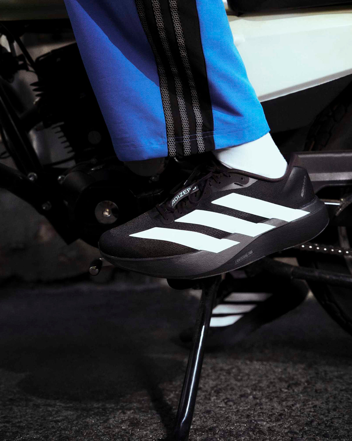 adidas adizero evo sl running shoes worn black