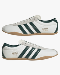 Adidas Womens Tokyo - Off White / Collegiate Green / Gold Metallic | Adidas Originals Trainers | JEANSTORE