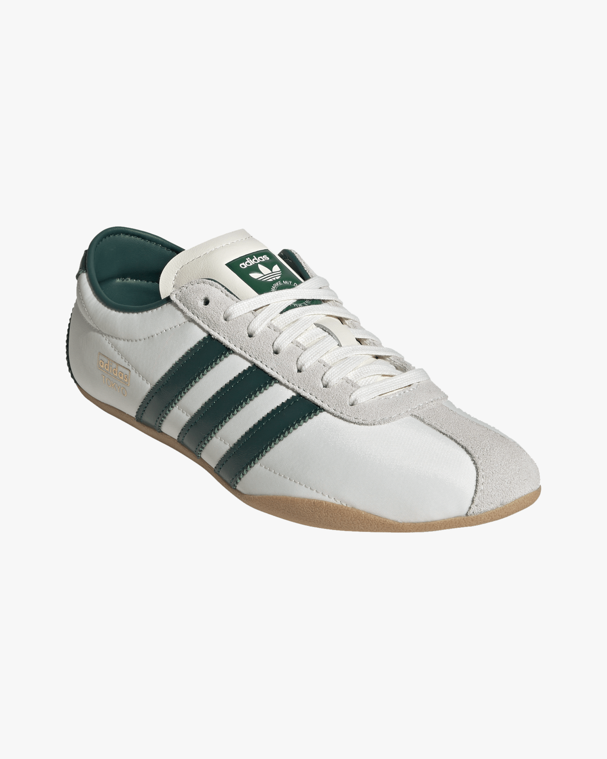 Adidas Womens Tokyo - Off White / Collegiate Green / Gold Metallic | Adidas Originals Trainers | JEANSTORE