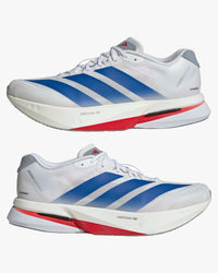 Adidas Adizero Boston 13 - White / Royal Blue / Halo Silver