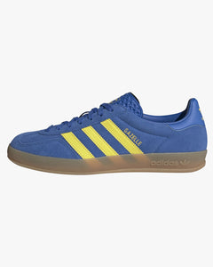 Adidas Gazelle Indoor - Blue / Pure Sulfur / Gum