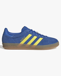 Adidas Gazelle Indoor - Blue / Pure Sulfur / Gum | Adidas Originals Trainers | JEANSTORE