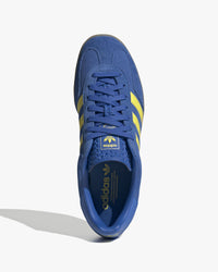 Adidas Gazelle Indoor - Blue / Pure Sulfur / Gum | Adidas Originals Trainers | JEANSTORE