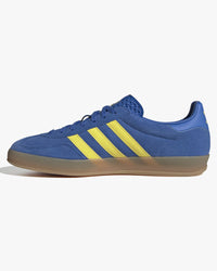 Adidas Gazelle Indoor - Blue / Pure Sulfur / Gum | Adidas Originals Trainers | JEANSTORE