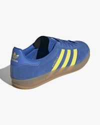 Adidas Gazelle Indoor - Blue / Pure Sulfur / Gum | Adidas Originals Trainers | JEANSTORE