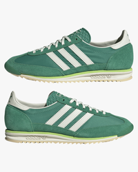 Adidas Womens SL72 OG - Court Green / Ivory / Crystal Sand | Adidas Originals Trainers | JEANSTORE