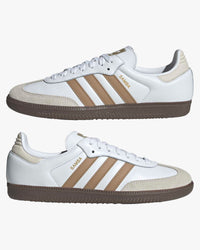Adidas Samba OG - Cloud White / Cardboard / Gum | Adidas Originals Trainers | JEANSTORE