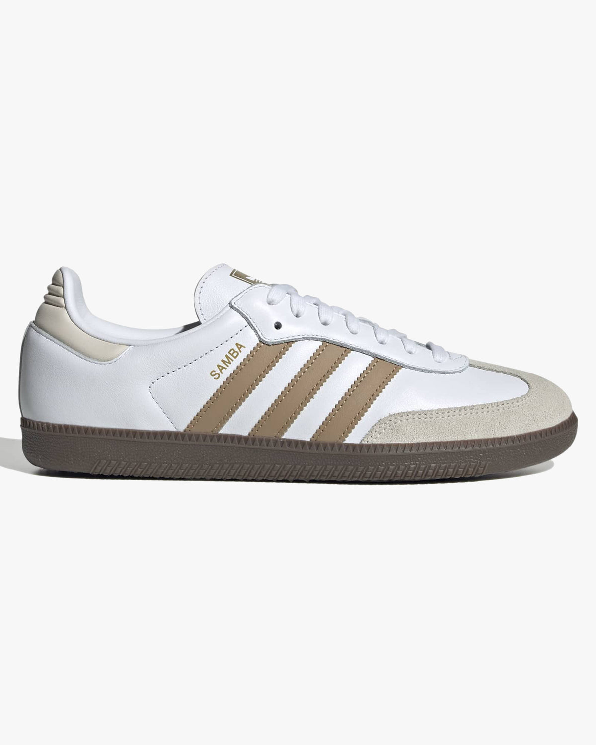 Adidas Samba OG - Cloud White / Cardboard / Gum | Adidas Originals Trainers | JEANSTORE