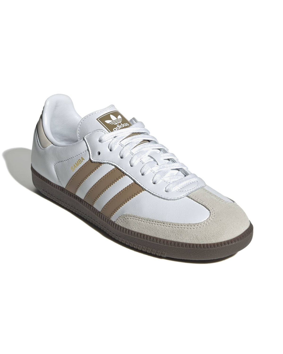 Adidas Samba OG - Cloud White / Cardboard / Gum | Adidas Originals Trainers | JEANSTORE