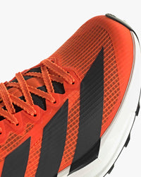 adidas terrex agravic speed 2 mesh upper and lace detail close up